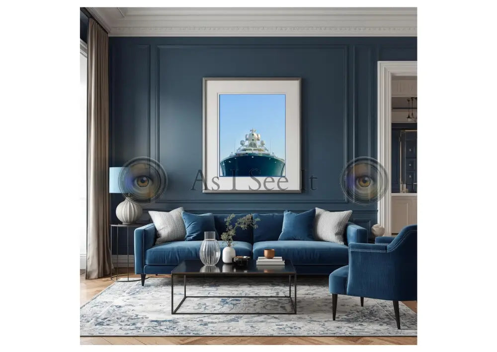 Big Boat Blues WhiteWall App Product