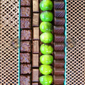 Chocolates in Pattern WhiteWall App Product