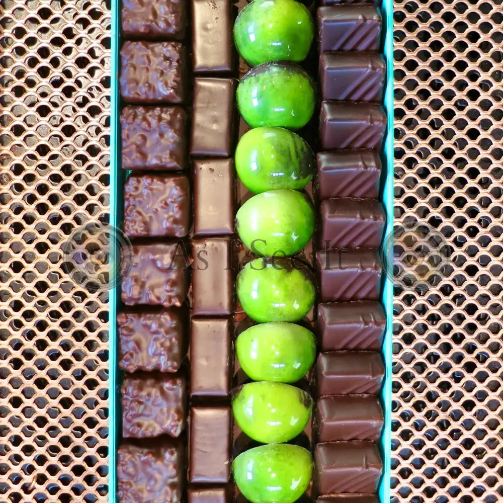 Chocolates in Pattern WhiteWall App Product