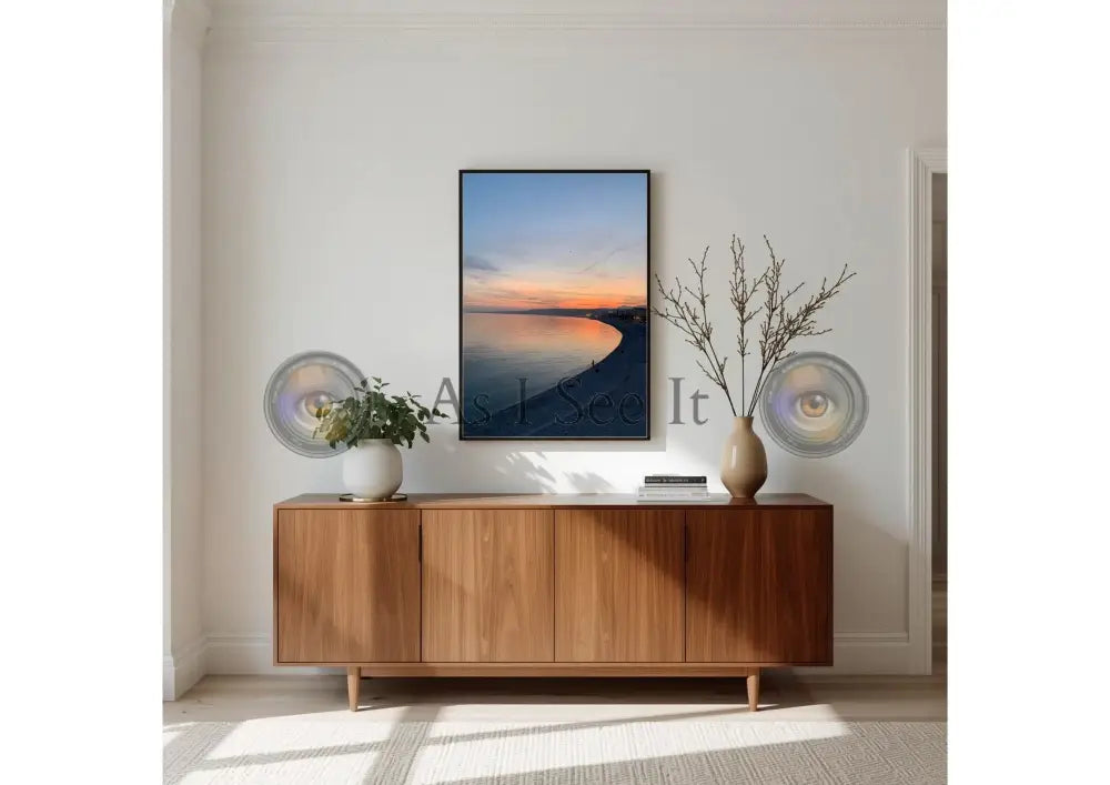 Fire on the Water WhiteWall App Product