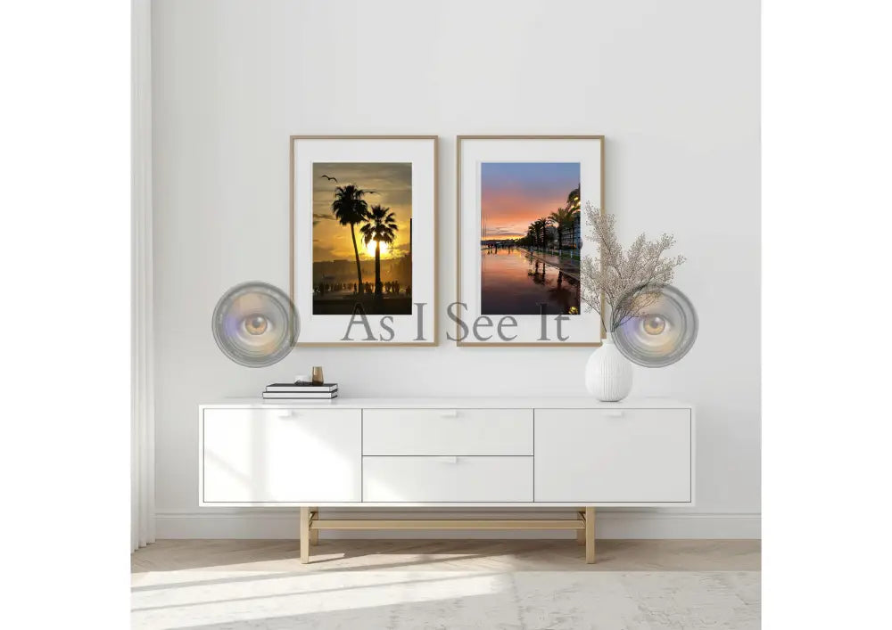 Spring Sunset WhiteWall App Product